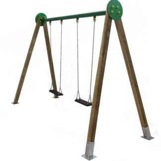 COLUMPIO DOBLE DE MADERA MASGAMES DRACO ASIENTOS PLANOS, USO PUBLICO REF  MA500107